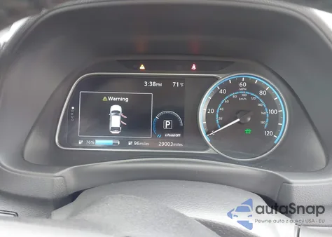 2020 Nissan Leaf Sv 40 Kwh z USA, uszkodzony, nr VIN 1N4AZ1CP9LC308883